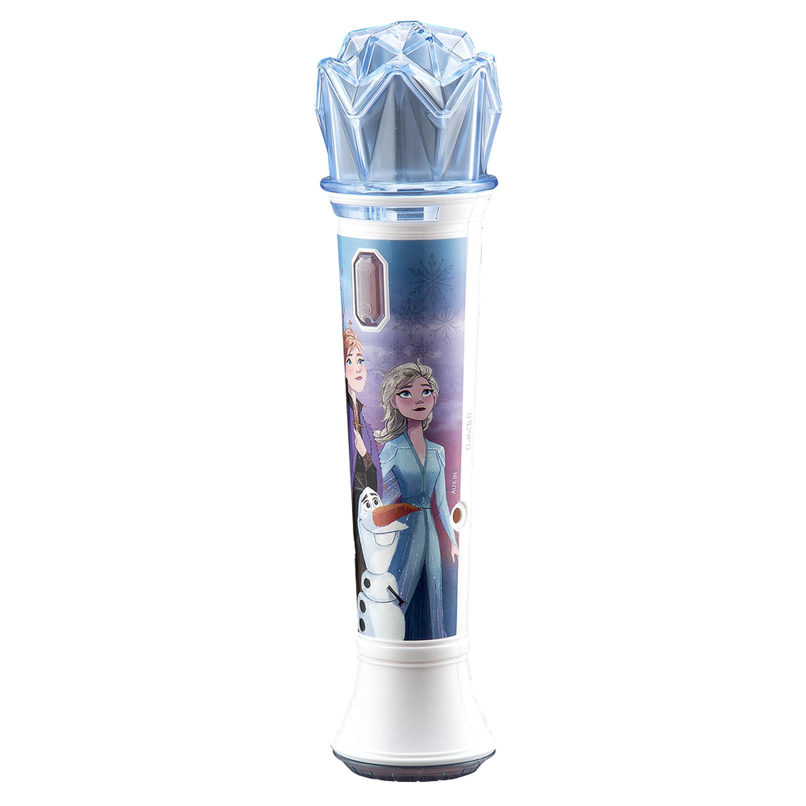 Frozen 2 Sing Along Microphone and MP3 Karaoke with Flashing Lights