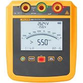 Fluke 1535 Insulation Tester, Insulation Tester, for Frontline Industrial and Electrical Insulation Testing, Test Voltages from 250 V to 2500 V and Resistance Measurements up to 500 G&Omega;