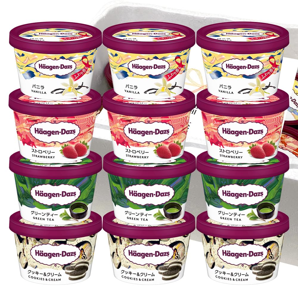 ハーゲンダッツ ミニカップ 4種類 12個の商品画像