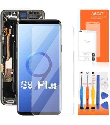 galaxy s9 plus 純正有機OLED液晶 &フレーム Samsung Galaxy S9 | S9 Plus LCD Display Touch Screen Digitizer +