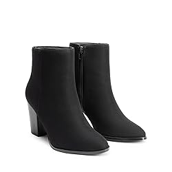 DREAM PAIRS Women's Ankle Boots Chunky Block Heel