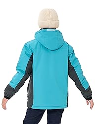 MoFiz Girls Ski Jacket Waterproof Fleece Lined