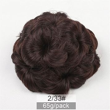 Amazon Com 9 Hair Flowers Claw Curly Chignon Bride Hair Bun