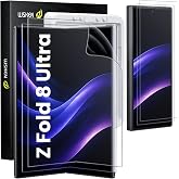 WSKEN for Samsung Galaxy Z Fold 8 Ultra Screen Protector - Easily Install | 2 Pack Inside TPU Film + 2 Pack Front 9H Tempered Glass, Auto Alignment Frame, Crease Resistant, Self-Healing