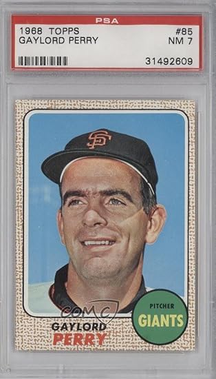 Amazon Gaylord Perry PSA GRADED 7 Baseball Card 1968 Topps 