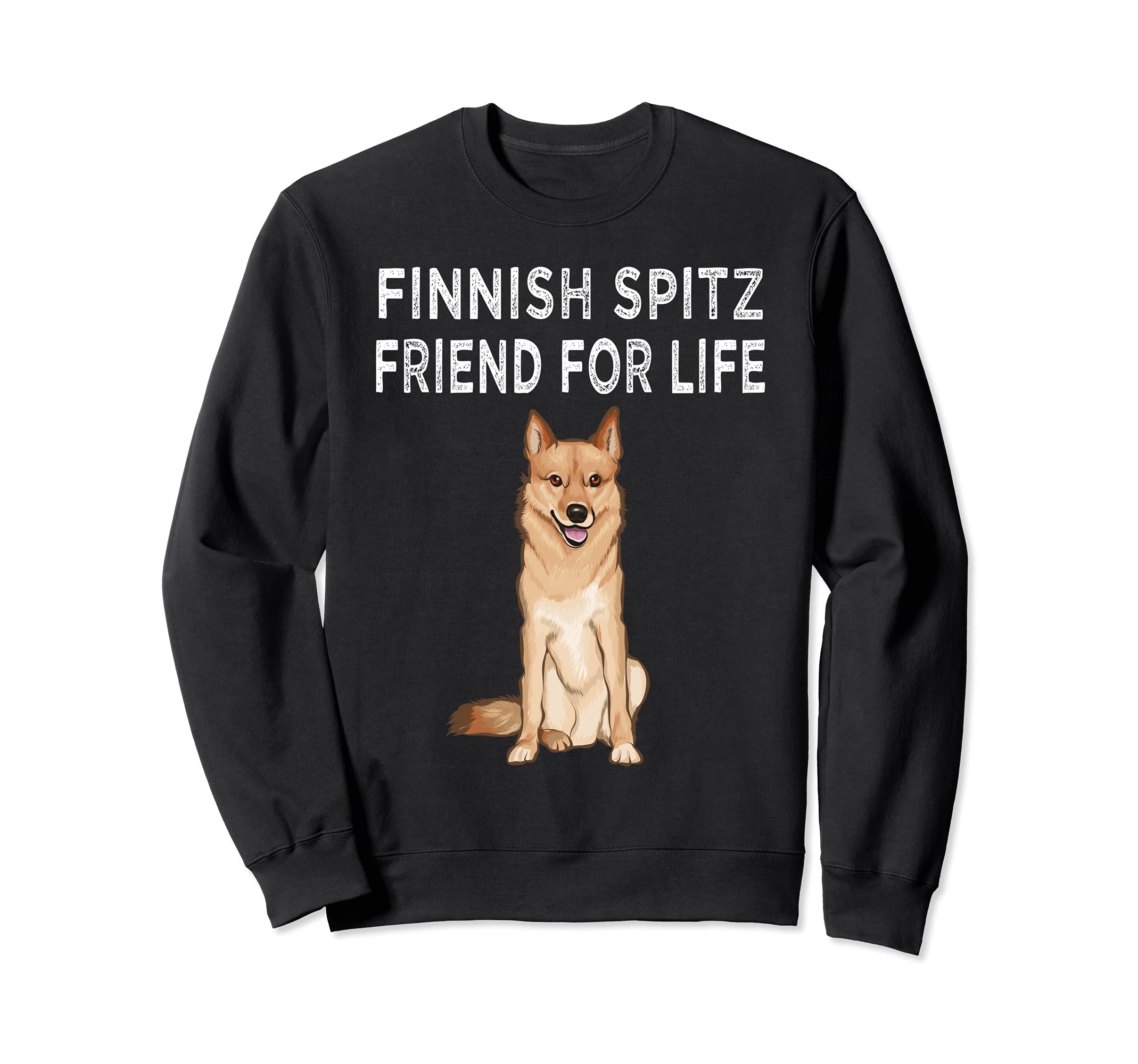 Finnish Spitz Friend For Life Dog Friendship Sweatshirt