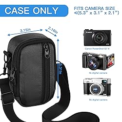 CaSZLUTION Travel Case for Digital Camera, Small
