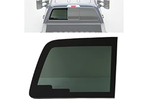 JMTAAT Rear Left Panel Sliding Glass Compatible with 2011-2016 Ford F250 F350 for the Power Slider Window Tempered Glass w/o Defroster Line Driver Side