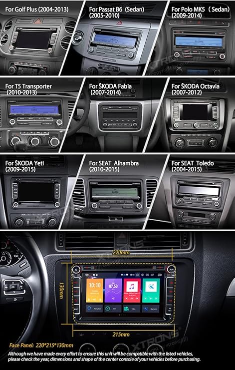 Amazon Com Xtrons 8 Inch Android Auto Car Stereo Radio Dvd Player Capacitive Touch Screen 4g Ram 32g Rom Octa Core Video Player Gps Navigation Supports Obd2 Tpms Dvr For Volkswagen Seat Skoda Car