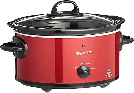 Amazon Basics Slow Cooker With 3 Heat Settings And Keep Warm Function 135 160 W 3 5 L Amazon De Kuche Haushalt