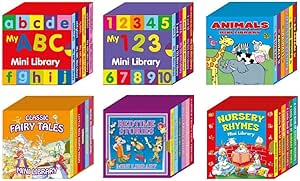 Alligator Products Mini Library Libros de cartón para niños ...