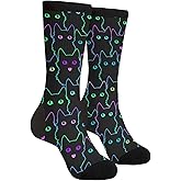 bassyil Novelty Crew Socks Casual Crazy Dress Socks For Women Men