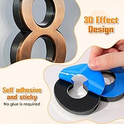 Ranslen 10 Pieces 4 Inch High House Numbers