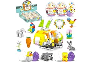 Prefilled Easter Eggs for Easter Basket Stuffers Decorations (Yellow)