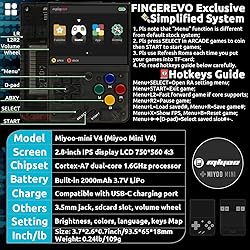Miyoo Mini V4 Handheld Game Console 2.8-inch