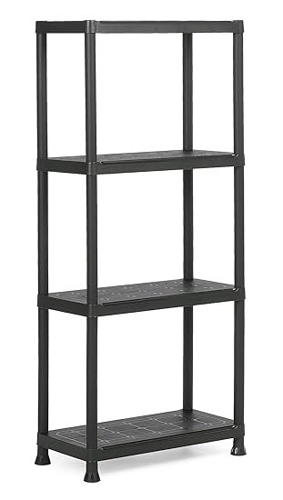 Kis Kunststoffregal'Plus 60/4', 1 Stück, schwarz, 9503000 0022 01