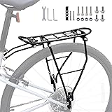 ZUKKA Bike Rear Rack Alloy Aluminum Adjustable Bike