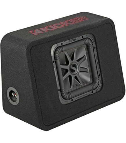 Amazon.com: KICKER 45VL7R122 Caja con ventilación con carga L7R