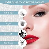 SISILILY Cluster Lashes 72 Clusters 10-16mm DM17 C/D Curl DIY Lash Extensions view 3