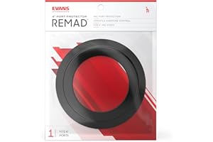 Evans REMAD Port Hole Protector for Bass Drum Resonant Head, 4 inch
