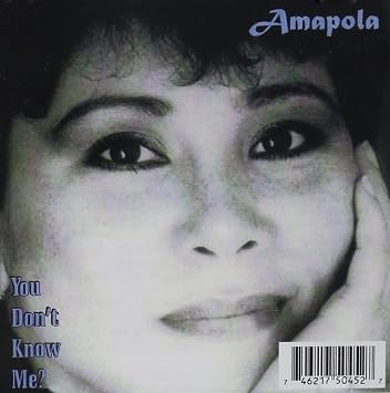 Respond int'l records CD amapola: you don't know me? (746217504527)
