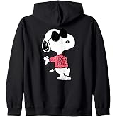 Peanuts - Joe Cool Pattern Zip Hoodie
