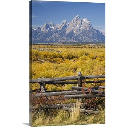 Amazon Com Greatbigcanvas Gallery Wrapped Canvas Entitled Wyoming