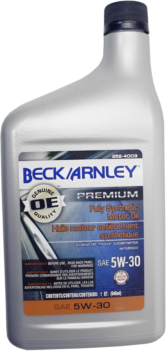 Beck Arnley BECKARNLEY 2524003 SAE Premium Motor Oil, 1