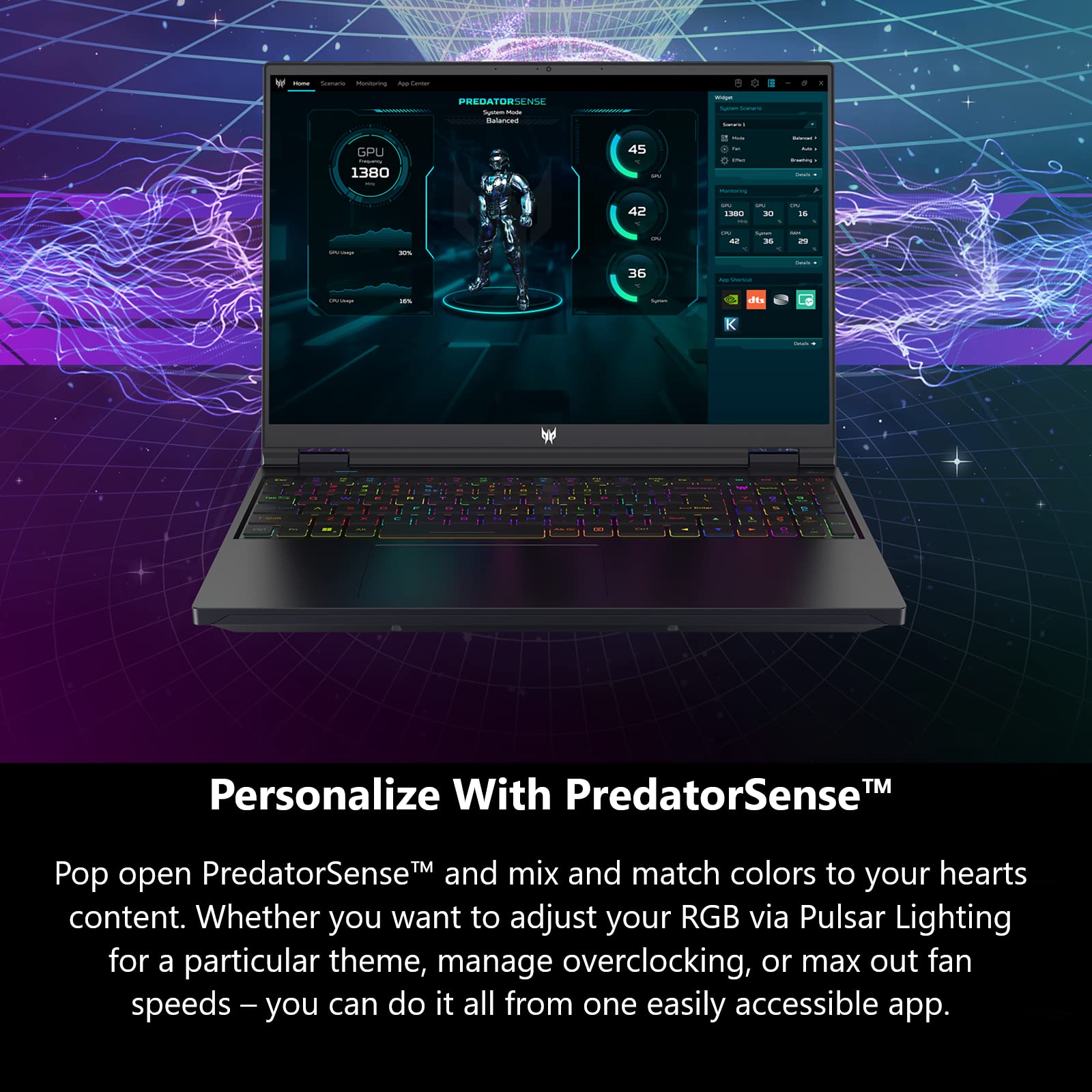 acer Predator Helios 16 Gaming Laptop | 13th Gen Intel Core i7-13700HX | NVIDIA GeForce RTX 4060 | 16