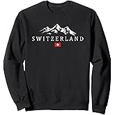 Vintage Switzerland Vacation | Switzerland Lover Sweatshirt