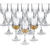 Soopiiso Cordial Glasses,1.7oz/50ml,Shot Glasses Set of 12,shot glasses with stem/tequila shot glasses/Sherry glasses