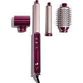 T3 AIRE 360 Multi-Styler &amp; Blowout System, Hair Dryer Brush, Oval Round Brush Air Styler Auto-Curler with Korean CeraGloss Ceramic, Cool Shot, Dual Voltage Travel Hair Tool for Women