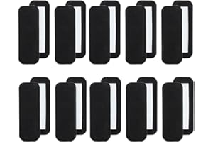 PUREBURG 20-piece Replacement Deodorization Filter For Ceiling Fan All Blade Types Activated Carbon Filters for Home Bedroom Kitchen Office