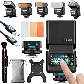 Godox iT32 TTL Flash with X5O Trigger, Compatible with Olympus &amp; Panasonic | 2.4G HSS 1/8000s,Hotshoe &amp; Trigger 2-in-1; Compatible with Nikon D3100, D5, Z7 II, D3300 Z6II Z9 Z7 D5600 D750 D850 Z5 Z50