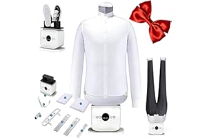 Automatic Steam Iron - 2026 Upgraded Touched Hands-Free Automatic Ironing Machine 3.0, 2-in-1 Hands-Free Steam & Hot Air Drye