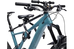 Kids Ride Shotgun - Pro Child Bike Seat & Handlebar Combo - Front Mounted, Children Aged 18mo~5 Years, Fits Most Modern Mountain Bikes & E-Bikes, Zero-Frame Contact, Easy Install, Fully Adjustable