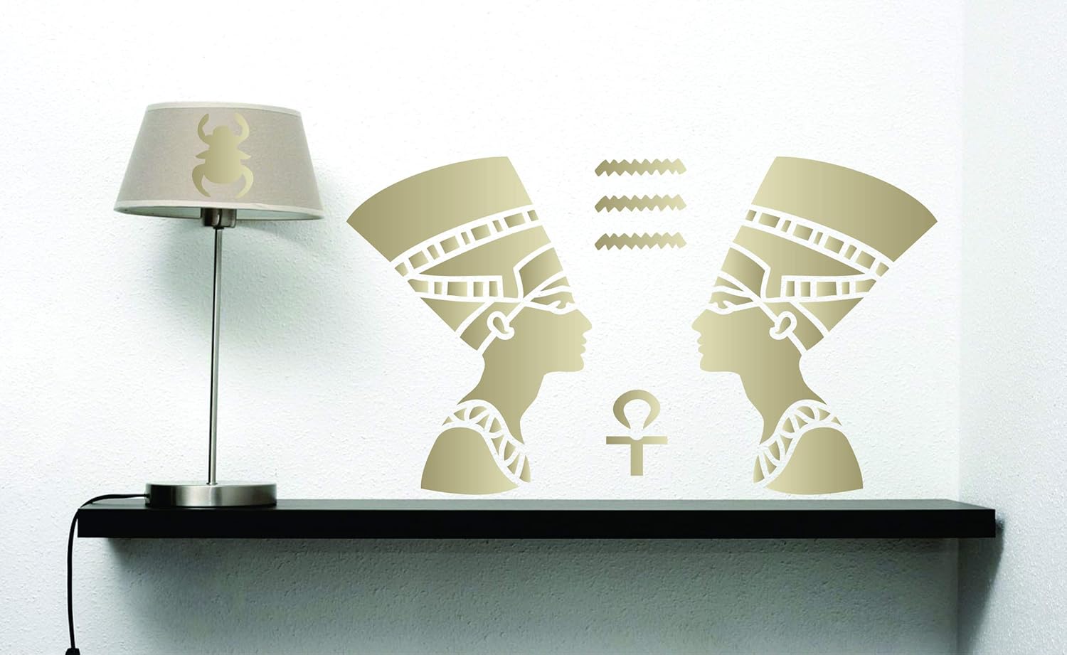 Egyptian Stencil, 33 x 33 cm (L) Classic Egypt Symbol Hyroglyphics