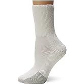 thorlos womens Tc Max Cushion Cuff tennis socks, White, Medium US
