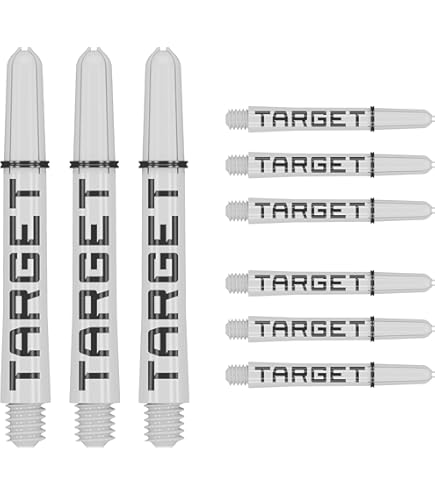 Aste Freccette Alluminio Target Darts PRO Grip Evo Shafts In Alluminio E Nylon - Per Freccette, Compatibili Con Voli Intercambiabili Alberi Alluminio Freccette