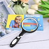 Faumsut Large 10X Magnifying Glasses Reading Handheld Set 2pcs White view 7