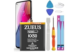 Moto G Stylus Battery Upgraded ZUEUS 5000mAh Li-Polymer Battery Replacement for Motorola Moto G Stylus 2020 (KX50) Moto G Pro,Moto G8 Stylus,XT2043-4,XT2043-8 with Screwdriver Tool Kit