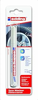 edding 4-8050-1-4049 Spezial-, Reifenmarker DIY, 2 - 4 mm, weiß