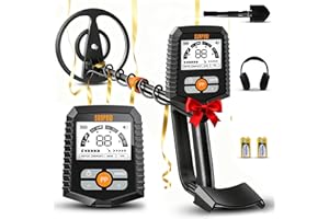 SUNPOW Metal Detector for Adults & Kids, Waterproof Metal Detector for Gold Detecting, Stable Anti-Interference, Big LCD Disp