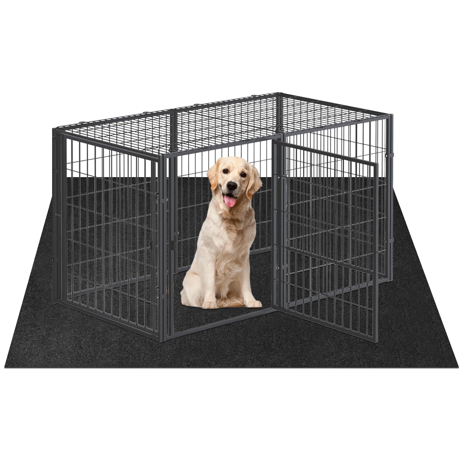 Dog Playpen Mat, Dog Crate Pad Liner for Kennel Training Under Pet Cage ...
