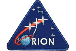 NASA Orion Patch (3.75 Inch) Embroidered Iron-on or Sew-on Badge Astronaut Space Suit Program Emblem Crest Souvenir DIY Gift 