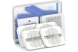 ZHIUGUZILLA 18 Piece Emergency Laceration Closures Kits, 4 Pc Butterfly Wound Closures, Free Surgical Repairment - Quikclot - First Aid Wound Care Christmas Gifts (White, 4 Pc)