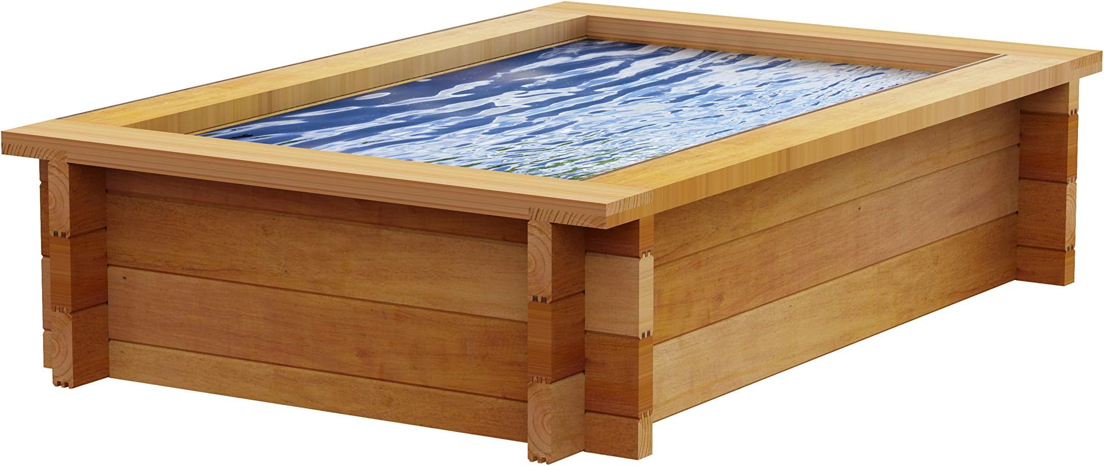 Raised Garden Ponds With Liner - 6ft x 4ft (32in)
