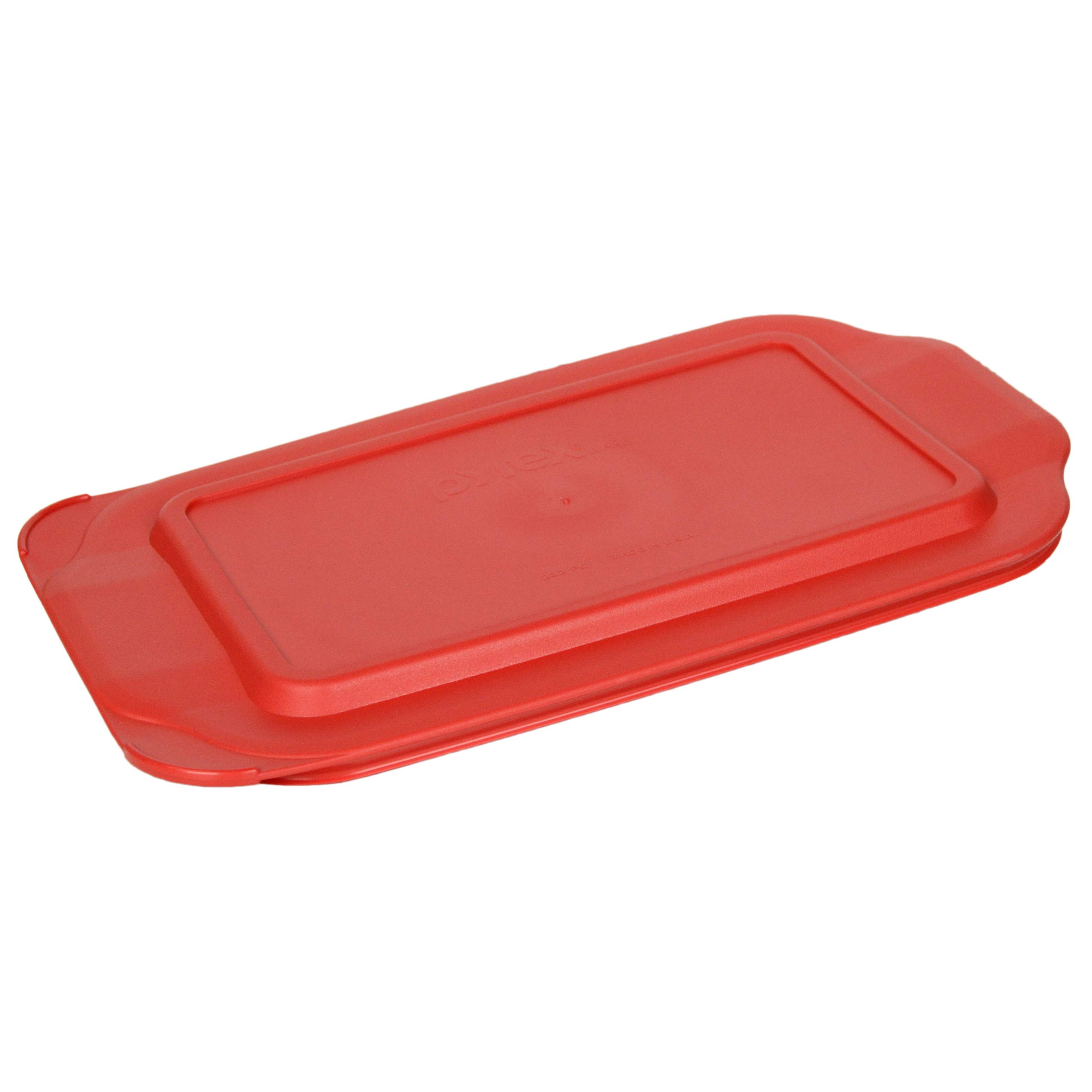 Basics 2-qt Oblong with red cover