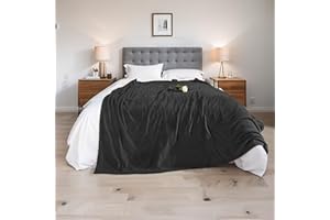 Couverture chauffante électrique pour lit double 182,9 x 213,4 cm – 4 réglages de chaleur, arrêt automatique 10 heures, polai