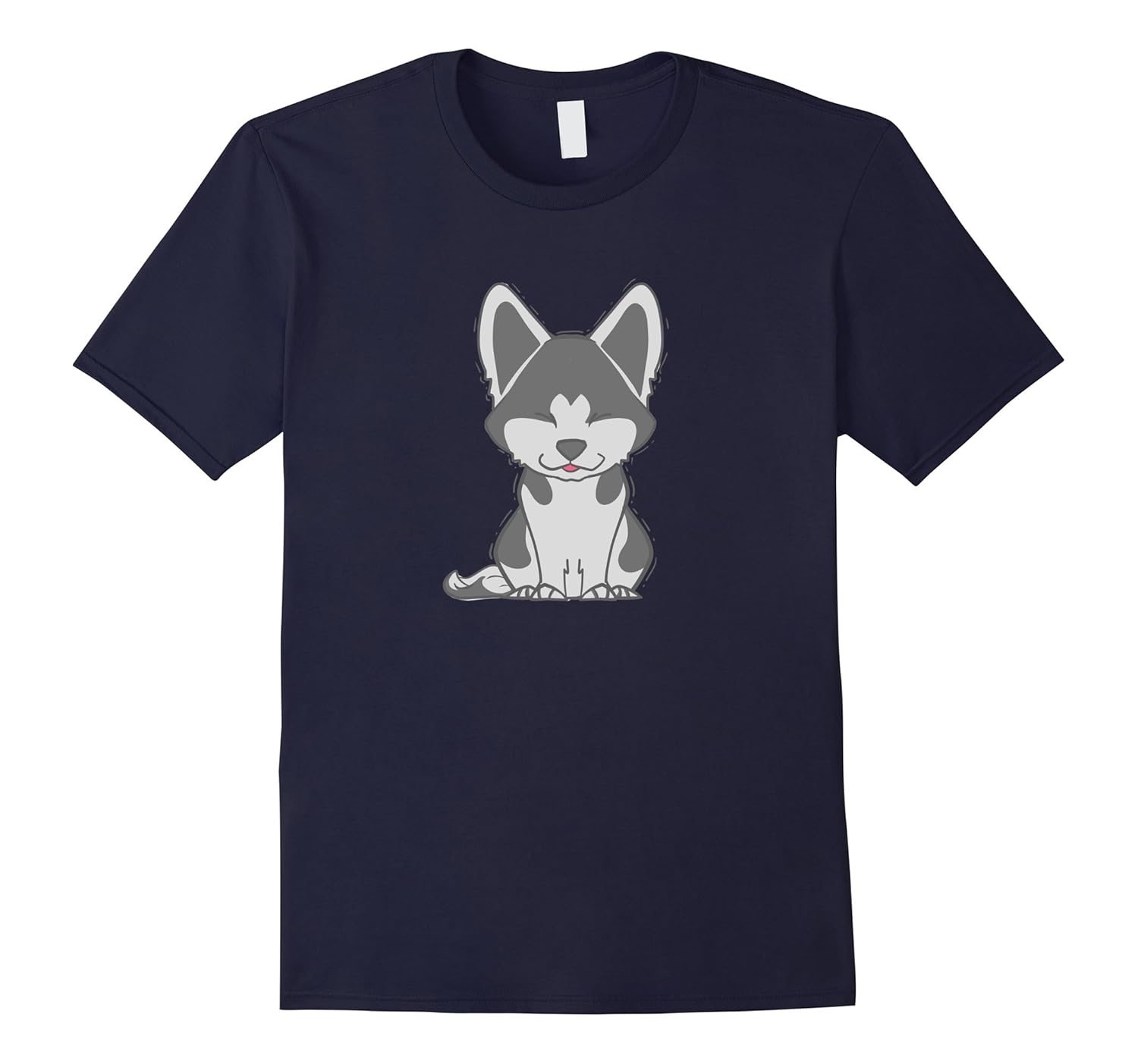 Cute Siberian Husky Puppy Dog Lover Eskimo Dog Tshirt Tee-ANZ